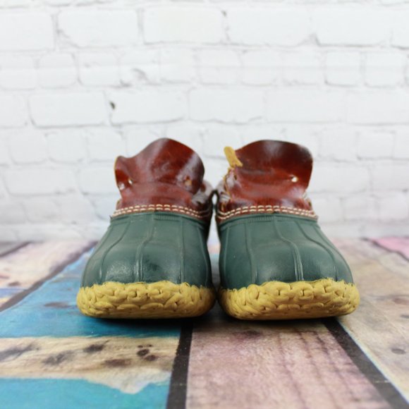 LL Bean Duck Boots Low Moc Slip On Shoes Size 9 M - Picture 4 of 9